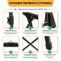 Раскладной туристический стол LEOBRO Pro Camp Black Alu (LB-1064) раскладной туристический стол LEOBRO Pro Camp Black Alu (LB-1064) - 3