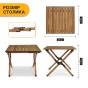 Раскладной туристический стол LEOBRO Camp Wood M (LB-1065) раскладной туристический стол LEOBRO Camp Wood M (LB-1065) - 11