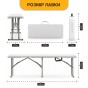 Комплект розкладний - стіл LEOBRO Tourismo 180 x 70 см та лавка LEOBRO Tourismo 180 x 27 см - 3