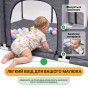 Дитячий манеж LEOBRO Multisport 120 x 180 см Сірий (LB-1137) - 7