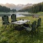 Комплект туристичний - стіл LEOBRO 93x55x50 см та 4 крісла Honor XL Comfort - 6