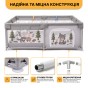 Дитячий манеж LEOBRO "Вовчик і зайчик" 150 x 180 см (LB-1171) - 3